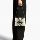 Khaite - Bobbi Bag in Natural Python-Embossed Leather