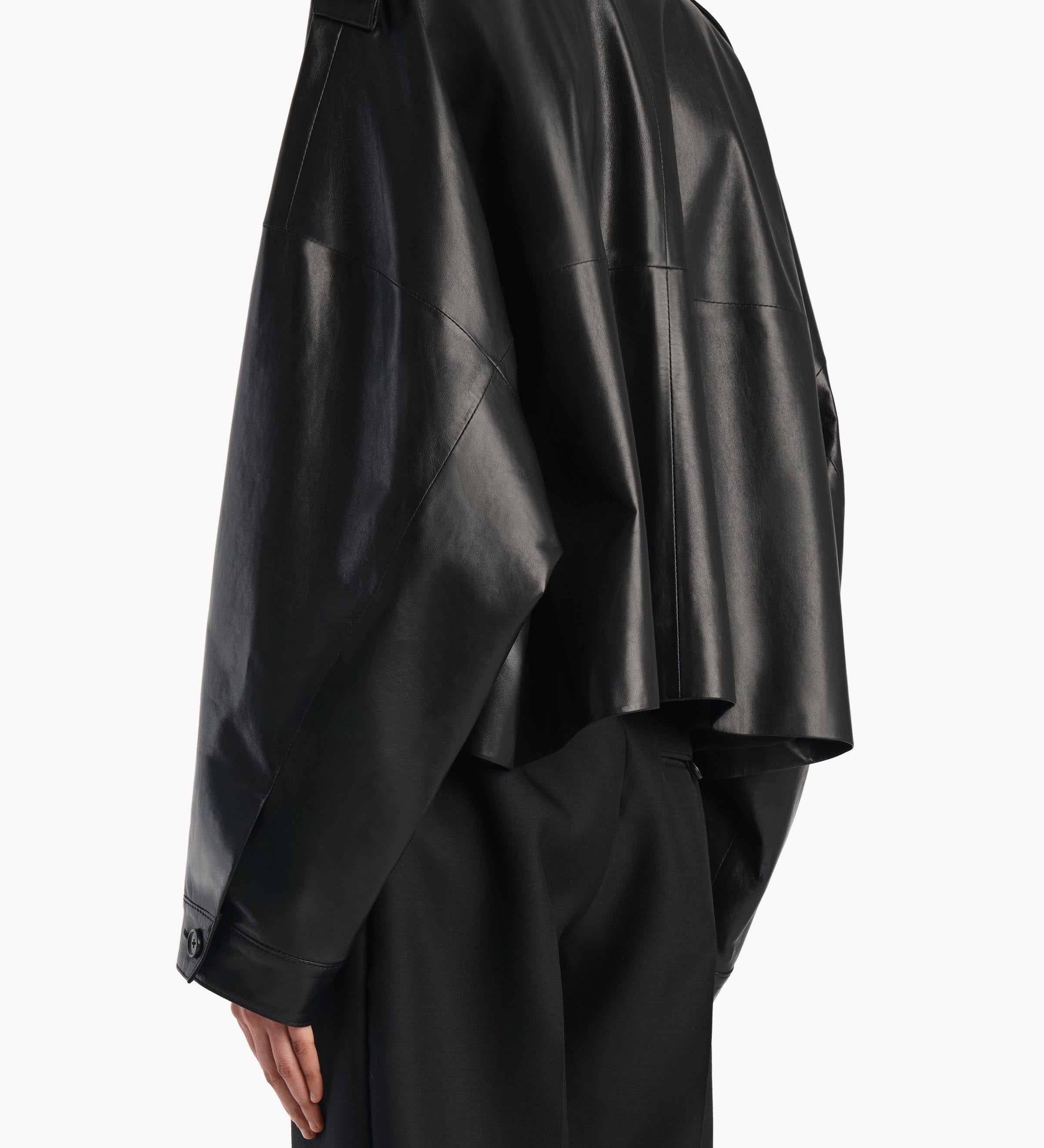 Khaite - Bodine Top in Black Leather