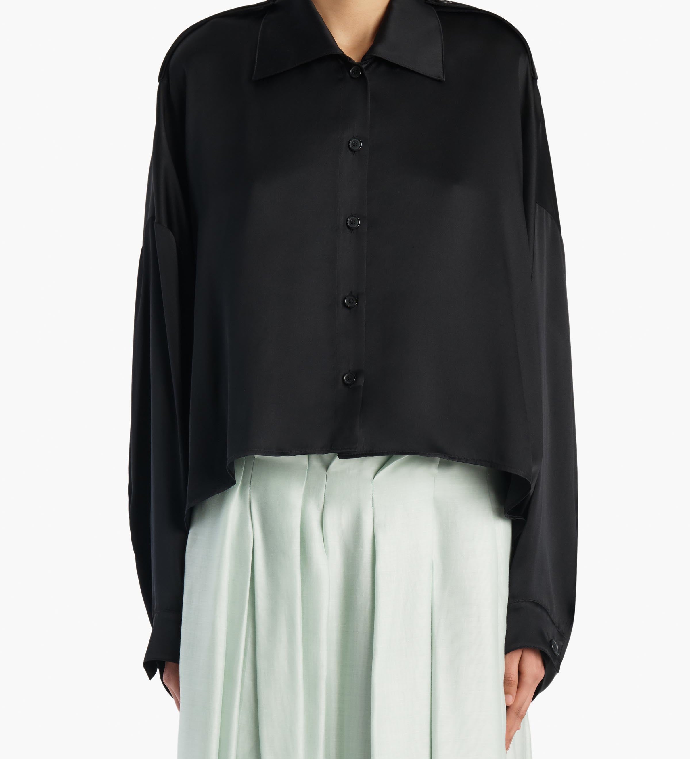 Khaite - Bodine Top in Black Silk