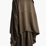 Khaite - Bodine Top in Dark Olive Silk