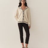 DÔEN - BONAVENTURE CARDIGAN -- CREME