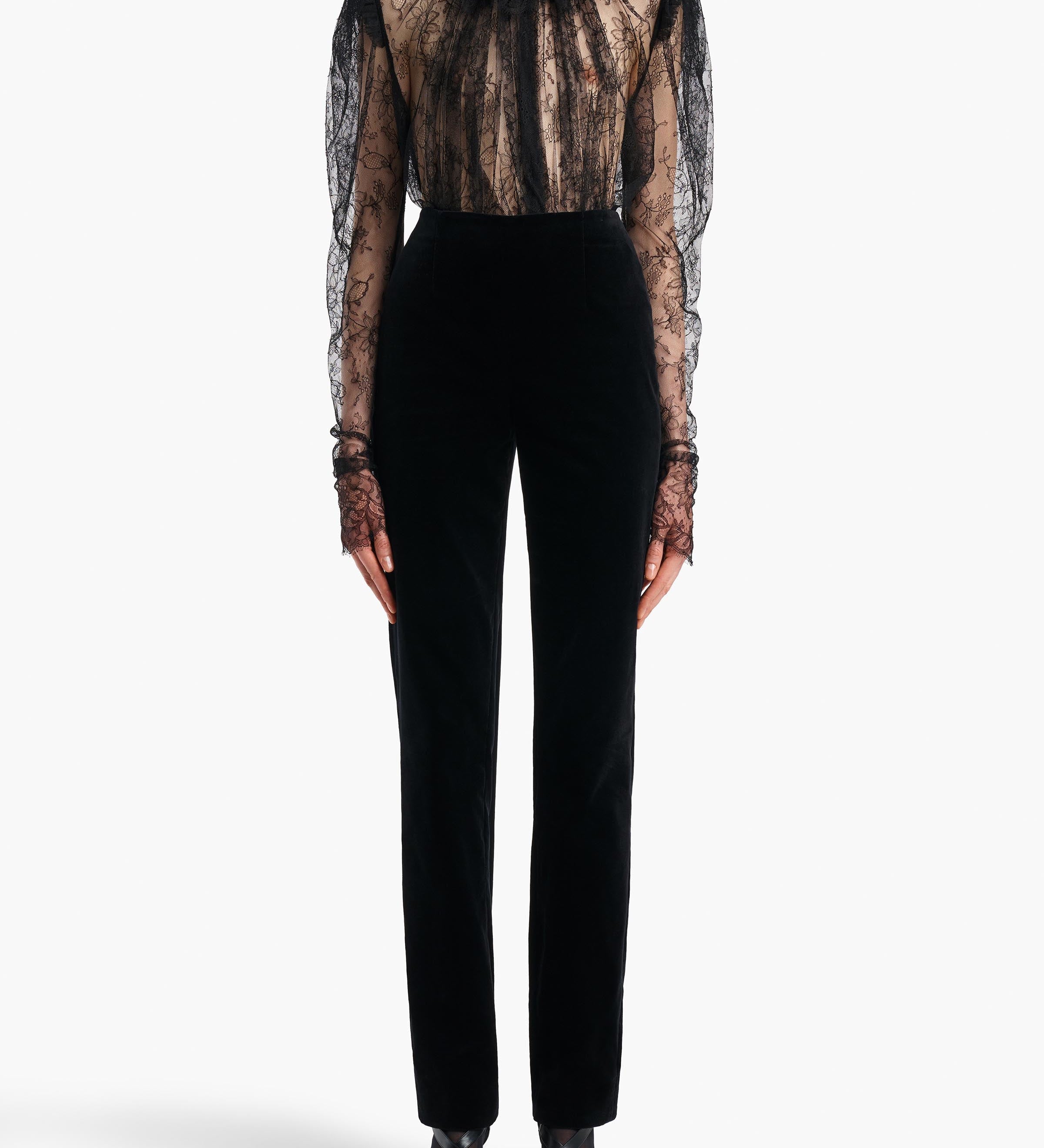 Khaite - Bonnie Top in Black Lace