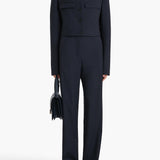 Khaite - Borden Pant in Dark Navy