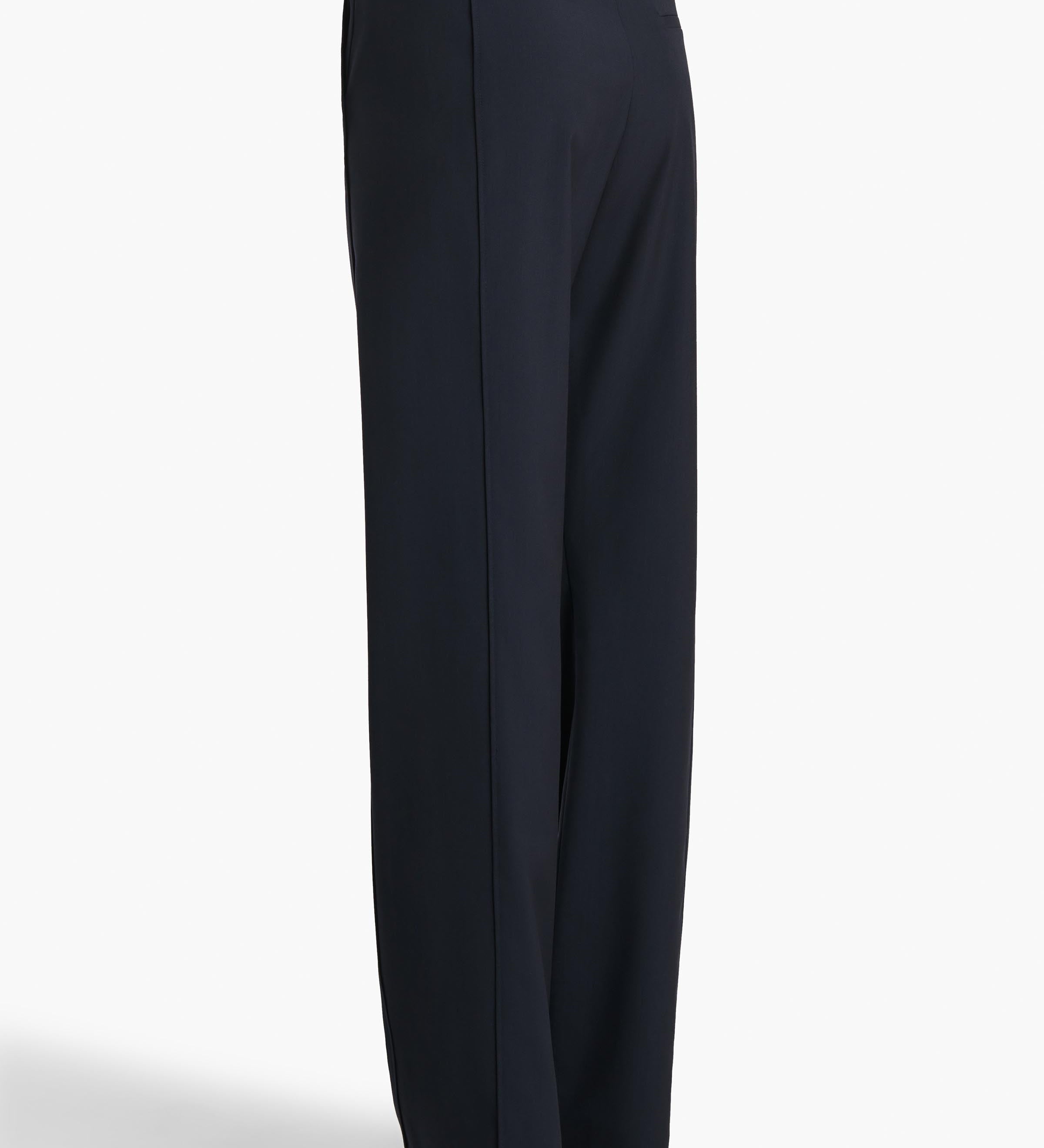 Khaite - Borden Pant in Dark Navy