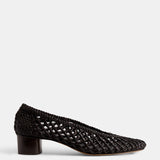Le Monde Beryl - Ballet Pump Knotted / Chocolate Leather