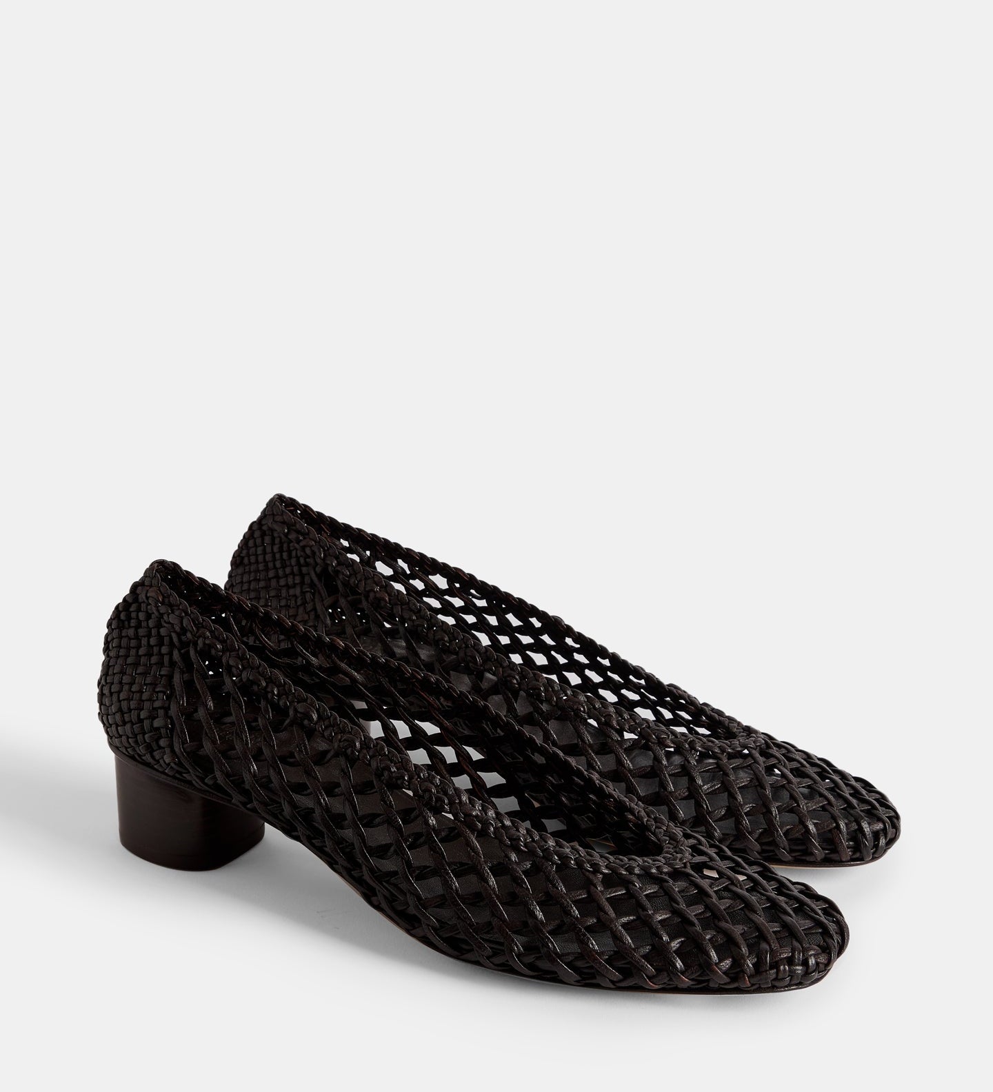 Le Monde Beryl - Ballet Pump Knotted / Chocolate Leather