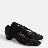 Le Monde Beryl - Ballet Pump Knotted / Chocolate Leather