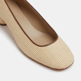 Le Monde Beryl - Ballet Pump / Beige Raffia
