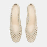 Le Monde Beryl - Ballet Pump / Ecru Woven Leather