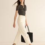 DÔEN - BRANDIE TOP -- NOIR ALLAIRE STRIPE