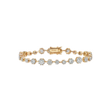 Dorsey - COLETTE RIVIÈRE BRACELET IN MOISSANITE, GOLD VERMEIL