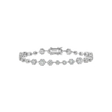 Dorsey - COLETTE BEZEL RIVIÈRE BRACELET IN MOISSANITE, STERLING SILVER