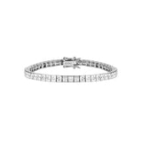 DORSEY PRINCESS-CUT RIVIÈRE BRACELET IN MOISSANITE