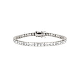 DORSEY PRINCESS-CUT RIVIÈRE BRACELET IN LAB WHITE SAPPHIRE