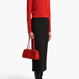 Khaite - Brieta Cardigan in Fire Red