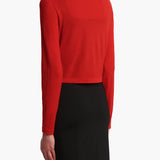 Khaite - Brieta Cardigan in Fire Red