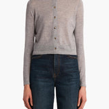 Khaite - Brieta Cardigan in Mercury