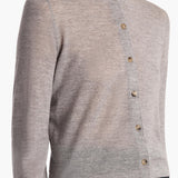Khaite - Brieta Cardigan in Mercury