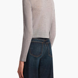 Khaite - Brieta Cardigan in Mercury