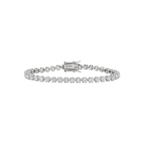 Dorsey - IRIS RIVIÈRE BRACELET IN MOISSANITE, STERLING SILVER