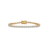 Dorsey - IRIS RIVIÈRE BRACELET IN MOISSANITE, GOLD VERMEIL AND WHITE RHODIUM