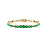 Dorsey - ISADORA RIVIÈRE BRACELET IN LAB EMERALD