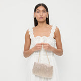 Loeffler Randall - Brit Champagne Flat Pleated Clutch