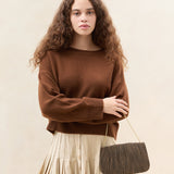 Loeffler Randall - Brit Brown/Black Check Pleated Clutch