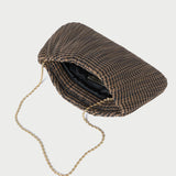 Loeffler Randall - Brit Brown/Black Check Pleated Clutch