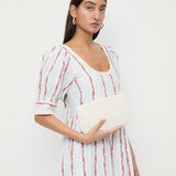Loeffler Randall - Brit Pearl Flat Pleated Clutch