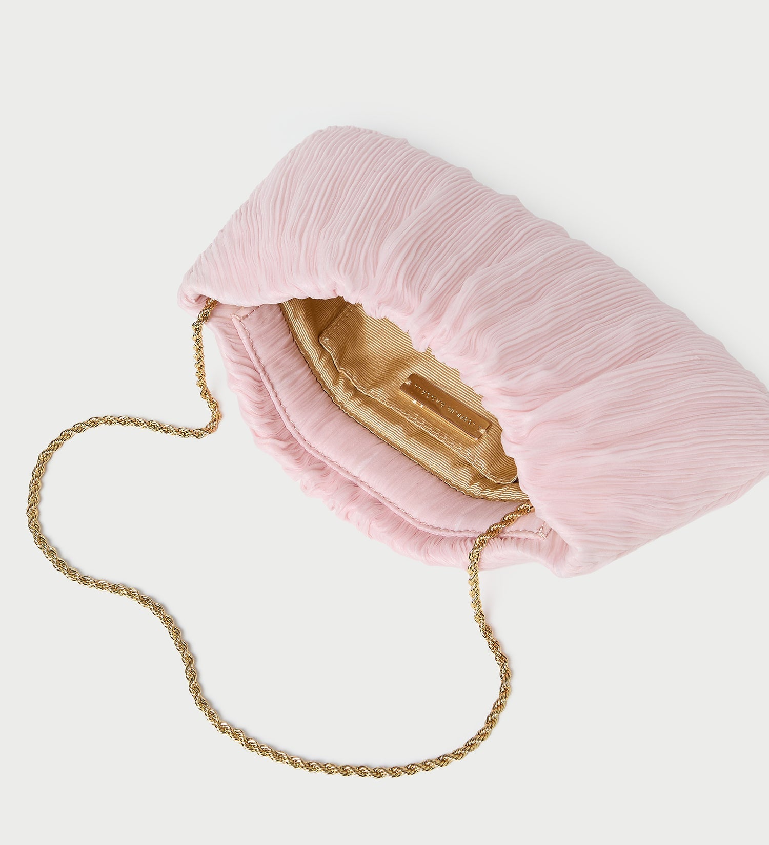Loeffler Randall - Brit Pink Flat Pleated Clutch