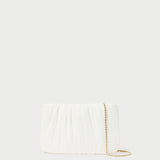 Loeffler Randall - Brit White Flat Pleated Clutch