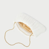 Loeffler Randall - Brit White Flat Pleated Clutch