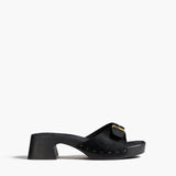 Khaite - Britt Clog in Black Haircalf