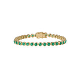 Dorsey - JAMES BEZEL RIVIÈRE BRACELET IN NANO EMERALD