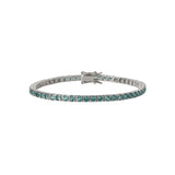 Dorsey - MOSS RIVIÈRE BRACELET IN 3MM LAB MOSS GREEN TOURMALINE