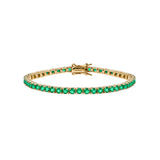Dorsey - KATE RIVIÈRE BRACELET IN 3MM LAB EMERALD