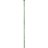 Dorsey - KATE RIVIÈRE BRACELET IN 3MM VIRIDIAN GREEN MOISSANITE