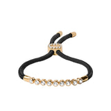 Dorsey - JAMES BEZEL NOIR PARACORD BRACELET, GOLD