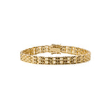 Dorsey - PETITE LEONORA LINK ANKLET, GOLD