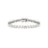 Dorsey - PETITE THEODORA RIVIÈRE BRACELET IN LAB WHITE SAPPHIRE