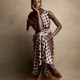 DÔEN - BRUNA DRESS -- GIVERNY PLAID