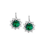 Dorsey - GWEN EARRINGS IN LAB EMERALD