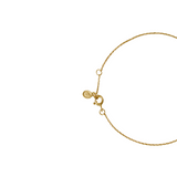 Dorsey - BAGUETTE LAB EMERALD GOLD CHAIN BRACELET