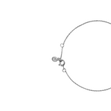 Dorsey - BAGUETTE LAB WHITE SAPPHIRE SILVER CHAIN BRACELET