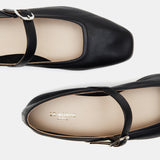 Le Monde Beryl - Ballet Mary Jane / Black Leather