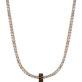 Dorsey - TWO-ROW RIVIÈRE PENDANT IN NANO BLACK ONYX