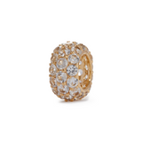 Dorsey - THREE-ROW RIVIÈRE PENDANT, LAB WHITE SAPPHIRE, GOLD