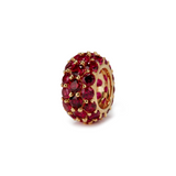 Dorsey - THREE-ROW RIVIÈRE PENDANT, LAB RED SAPPHIRE, GOLD