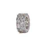 Dorsey - TWO-ROW RIVIÈRE PENDANT IN LAB WHITE SAPPHIRE